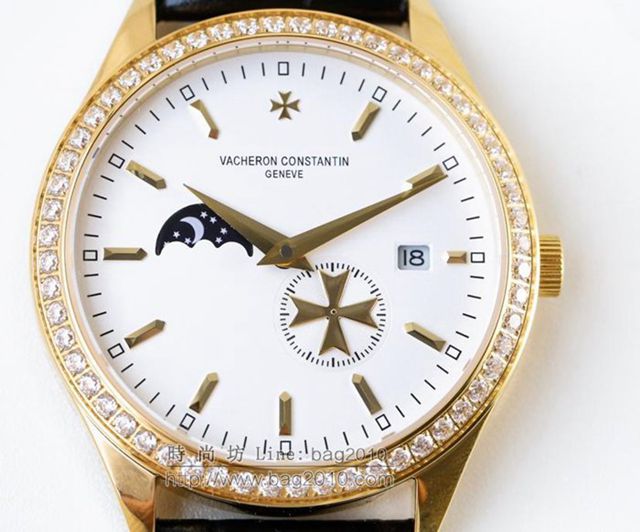 vacheron Constantin手錶 2018江詩丹頓 三度防水性能 日月星辰 江詩丹頓高端手錶  hds1022